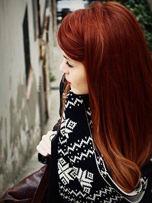 Медно-рыжий цвет волос