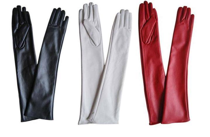 модные длинные перчатки 2019-2020
