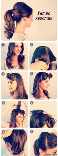 Як швидко зібрати середнє волосся у зачіску