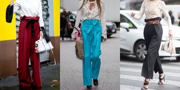 Самые модные женские брюки: Брюки paperbag