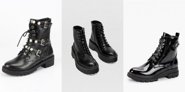 Модная женская обувь весны 2020 года: Брутальные армейские ботинки