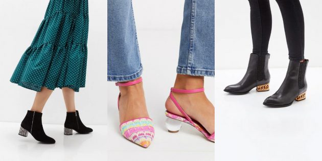 Модная женская обувь весны-лета 2020 года: Обувь с необычным каблучком