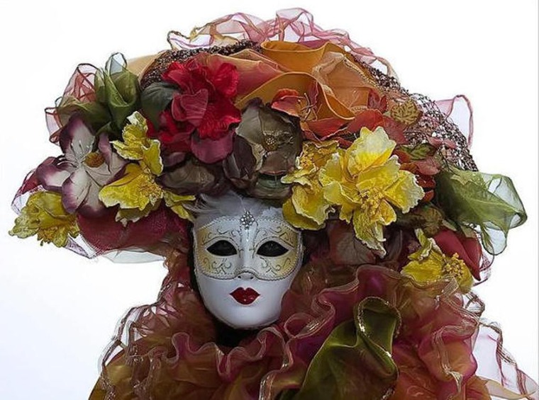Прикоснуться к мечте венецианские карнавальные головные уборы, фото № 14