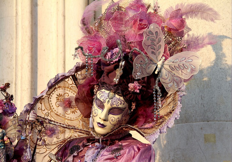 Прикоснуться к мечте венецианские карнавальные головные уборы, фото № 8