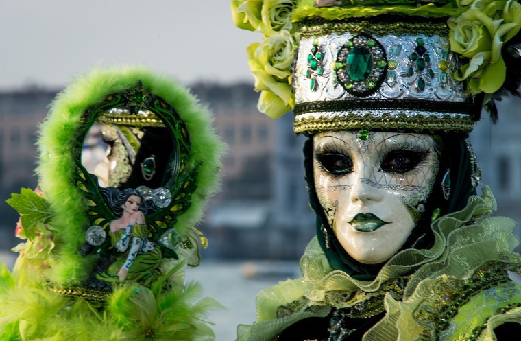 Прикоснуться к мечте венецианские карнавальные головные уборы, фото № 36