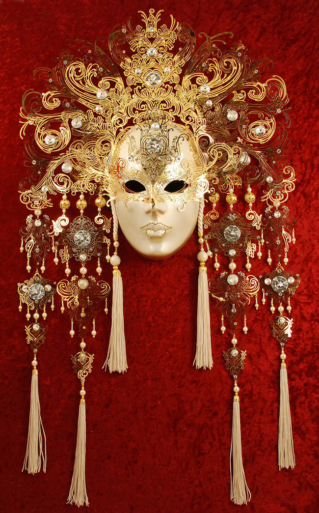 Прикоснуться к мечте венецианские карнавальные головные уборы, фото № 26