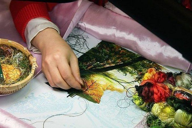 Традиционная сучжоуская вышивка — драгоценная живопись шелком по шелку, фото № 1
