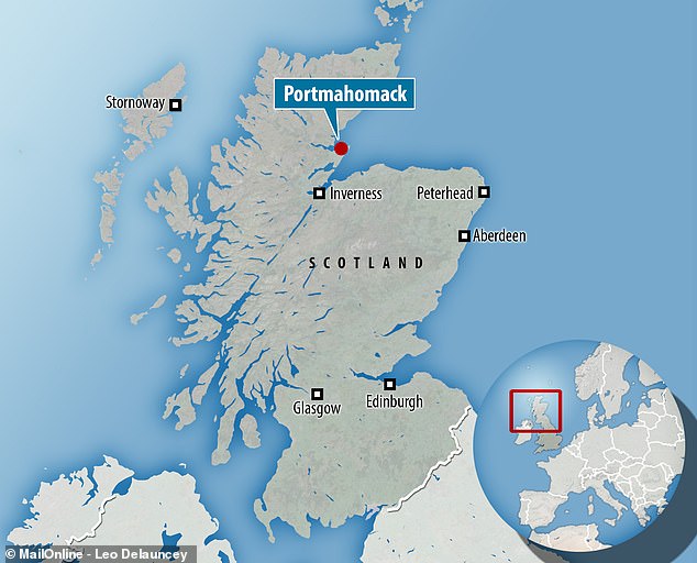 The boots and trousers were found beneath a parish church in the village of Portmahomack on the eastern coast of Scotland