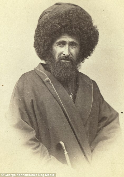 Kennan captured a portrait of a Georgian Muezzin - someone chosen at a mosque to lead the call to prayer
