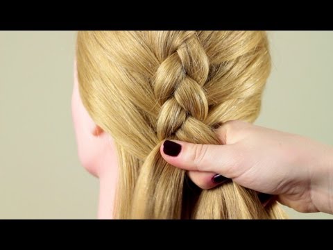 Французская коса "Обратная". Basic french braid "Reverse"