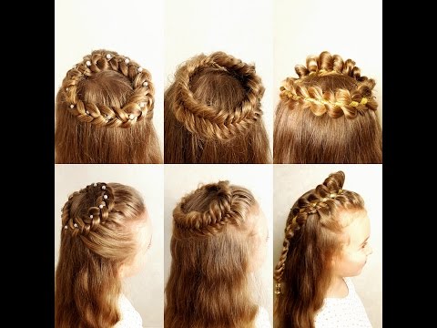 Angel hairstyles! - Angel  braid crown. Венок из косы. Коса-корона.