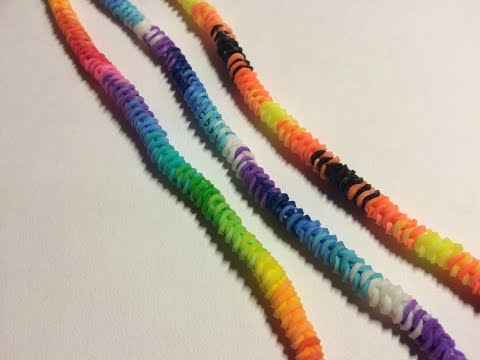 Браслет из Rainbow Loom "Рыбий Хвост Наизнанку"