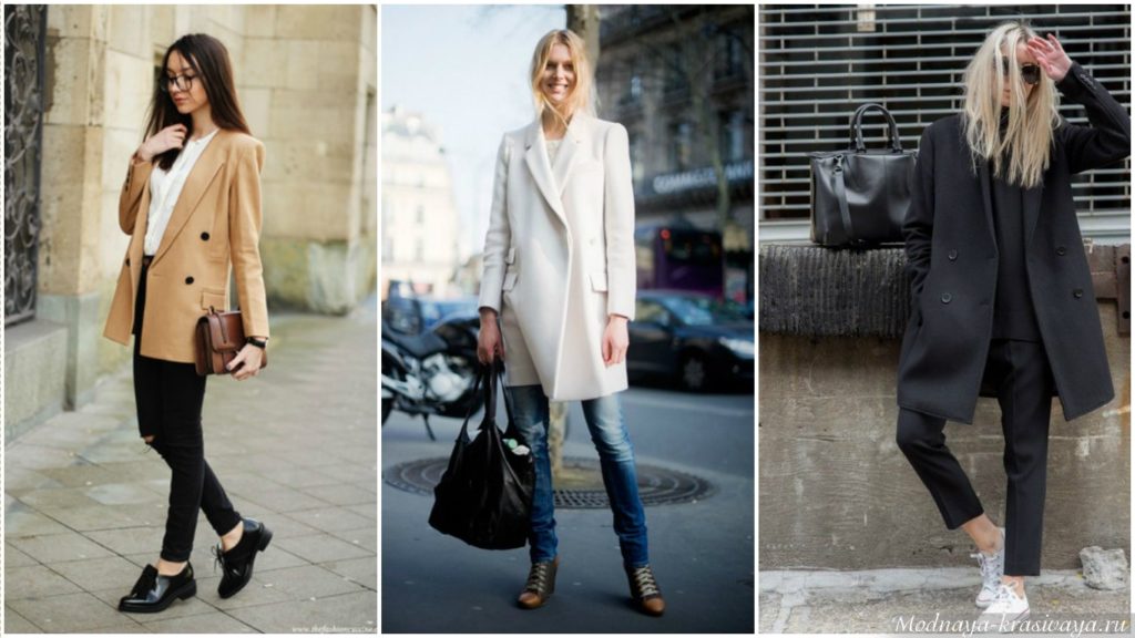 С какой обувью нужно носить женское пальто? 1