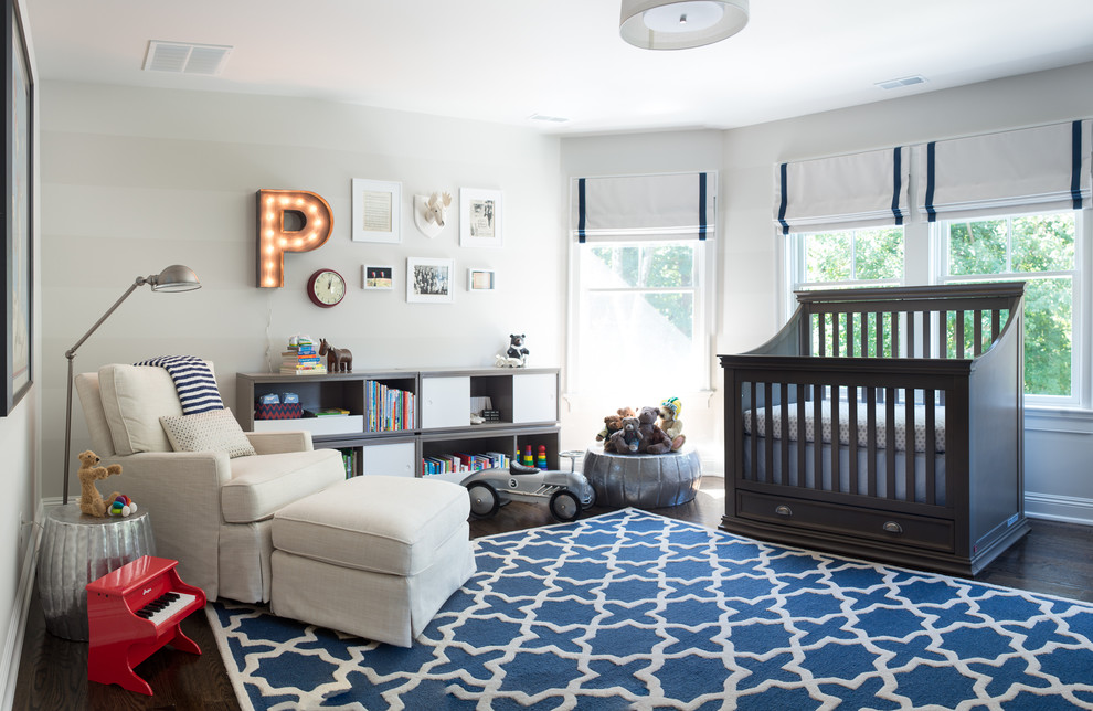 Дизайн комнаты для новорожденного мальчика фото
