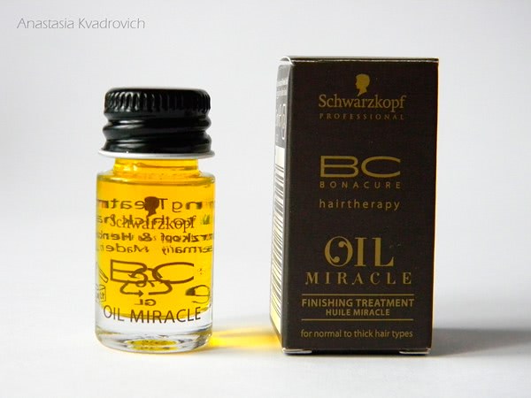 Schwarzkopf Professional Bonacure Hairtherapy Oil Miracle: Стоит ли платить больше?