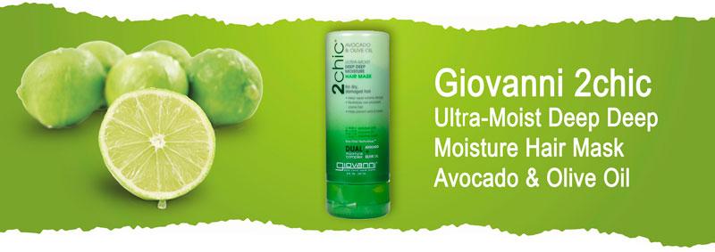 Увлажняющая маска для волос Giovanni 2chic Ultra-Moist Deep Deep Moisture Hair Mask Avocado & Olive Oil