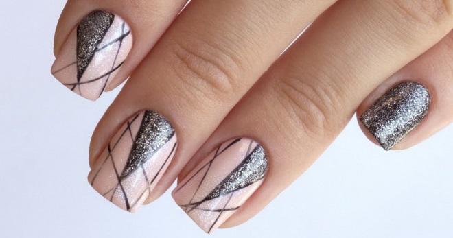 Дизайн ногтей геометрия – модные тренды и цвета для ногтей любой длины