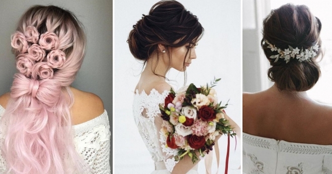 Свадебные прически 2019 – модные тенденции, тренды, новинки