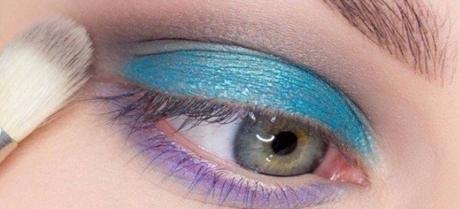 красивый макияж для голубых глаз 3