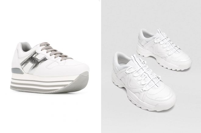 модные белые кроссовки 2019