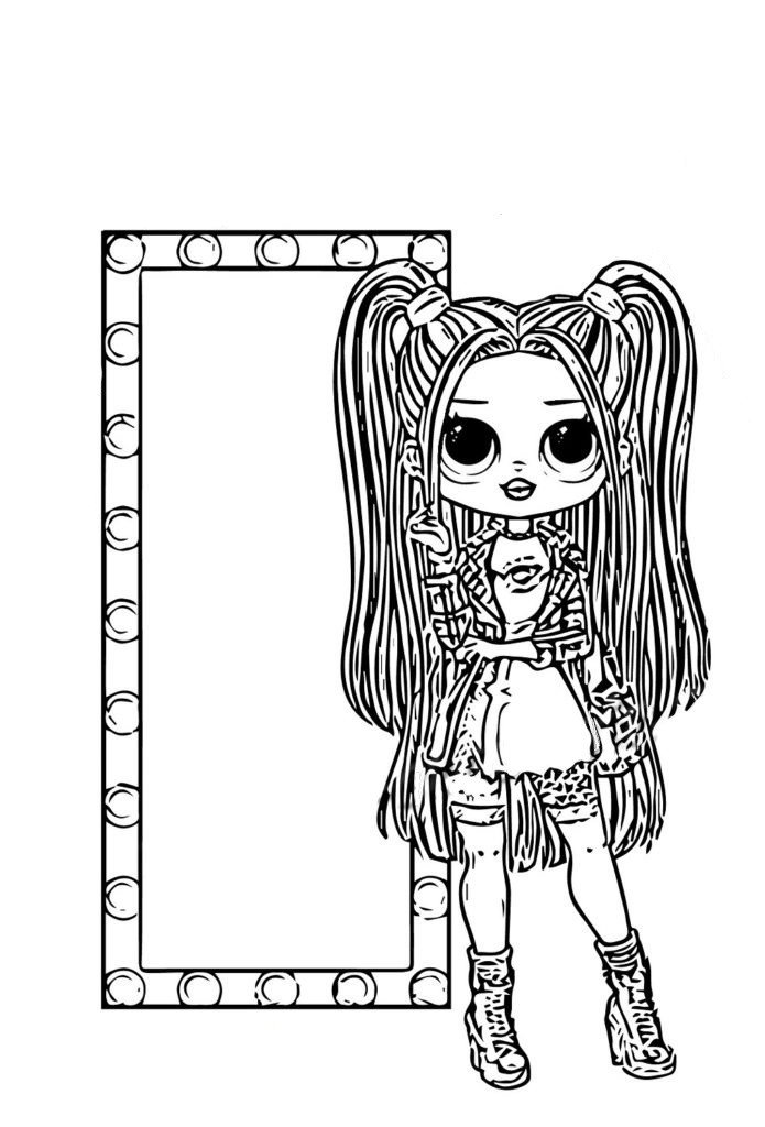 Coloring pages LOL OMG. Download or print new dolls for free