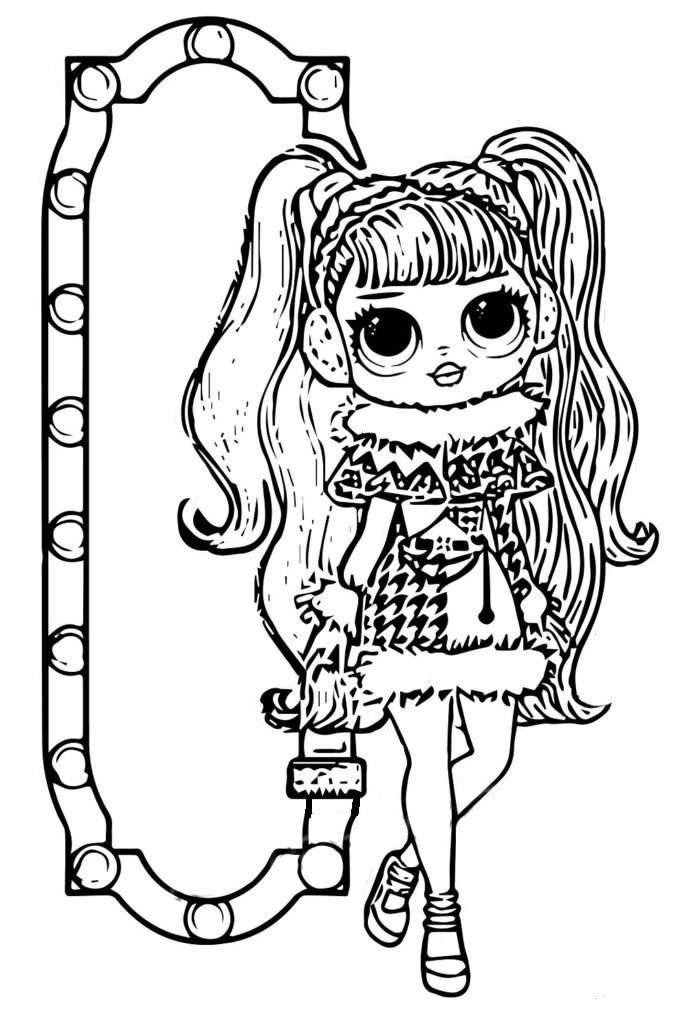 Coloring pages LOL OMG. Download or print new dolls for free